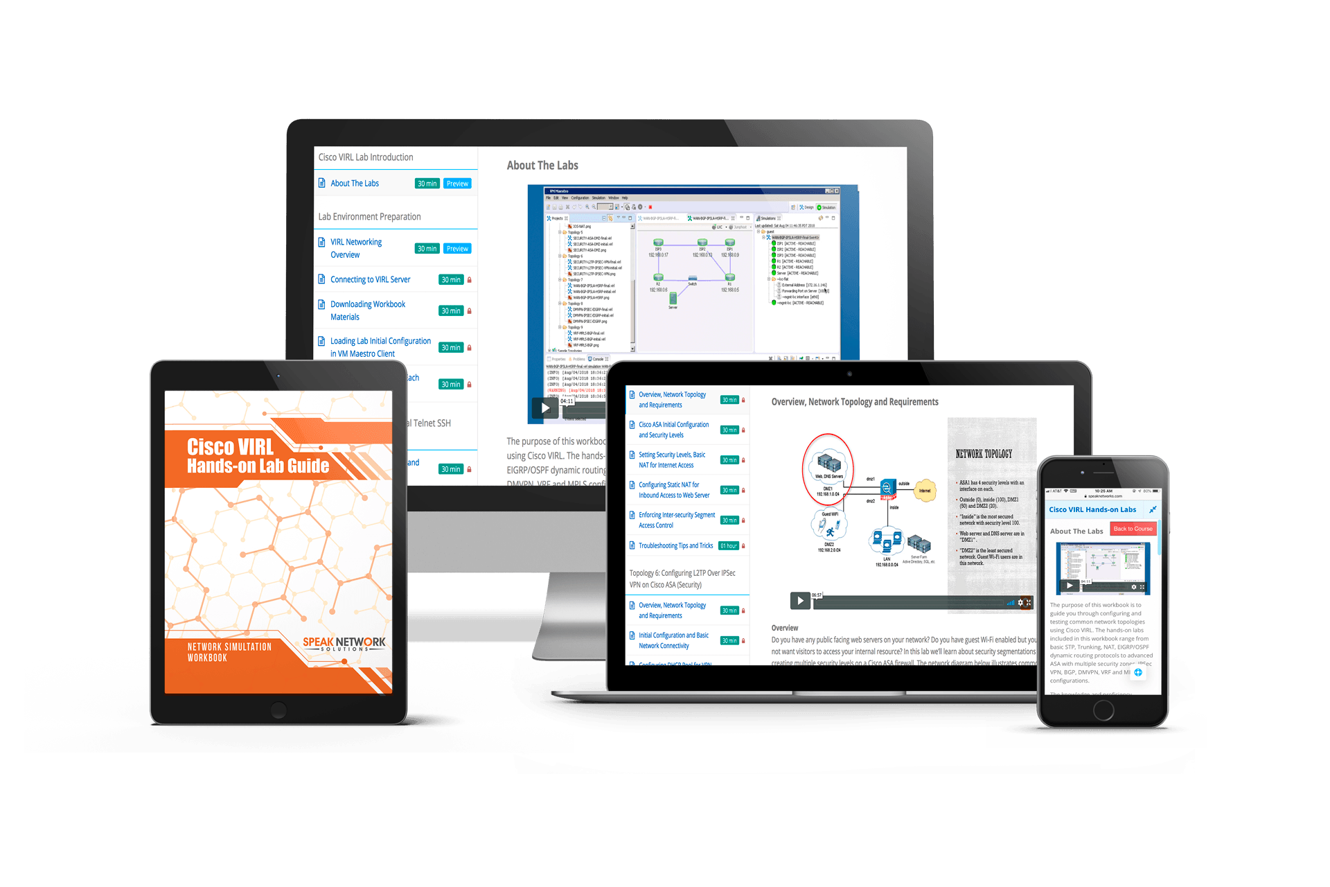 Cisco Virl Courses Hands On Labs Training Speak Network